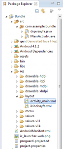 android bundle